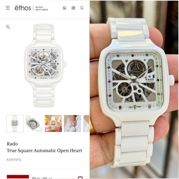 Radd_oTrue Square ceramic Automatic Open Heart