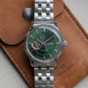 Seiko Presage Cocktail Time Open Heart Automatic silver green