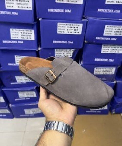Birkenstock boston Dark Grey