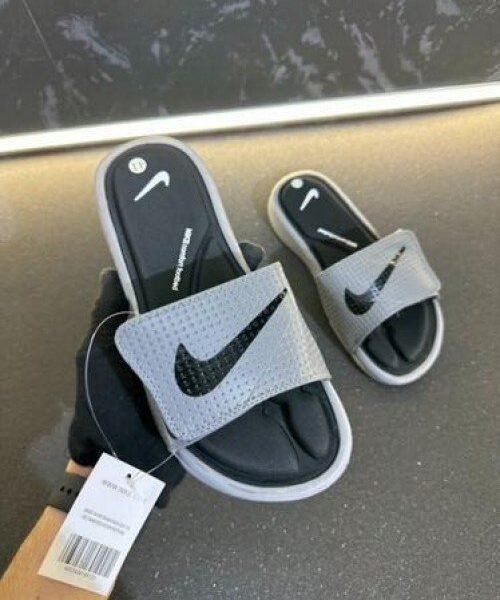 NIKE GREY COMFORT SLIDE