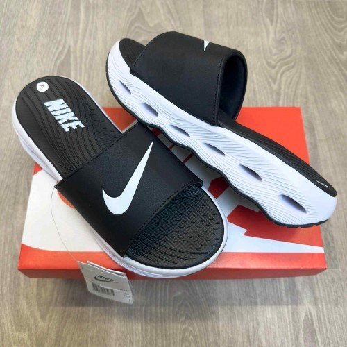 Nike Classic Cloud Sole Premium Black White Flip-Flop