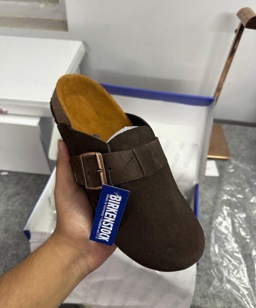 BirkenStock Boston suede Premium Sandal
