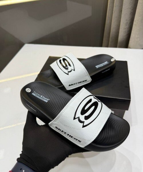 Skechers Hyper Burst Recovery Logo Slide