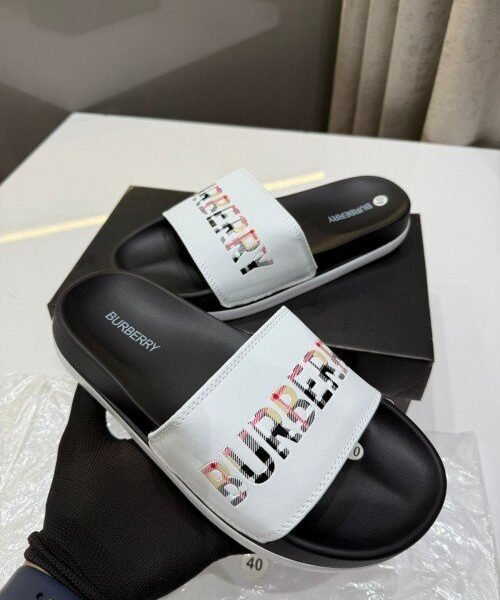 Burberry Soft-Bottom Slides