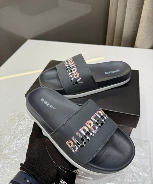 Burberry Soft-Bottom Slides