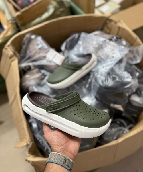 Crocs Inmotion Clogs Green White