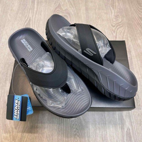Skechers Go Recover Premium Grey Black Simplex