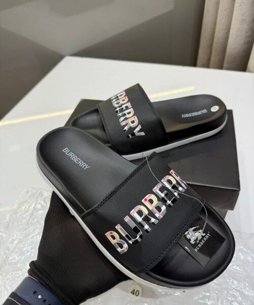 Burberry Soft-Bottom Slides