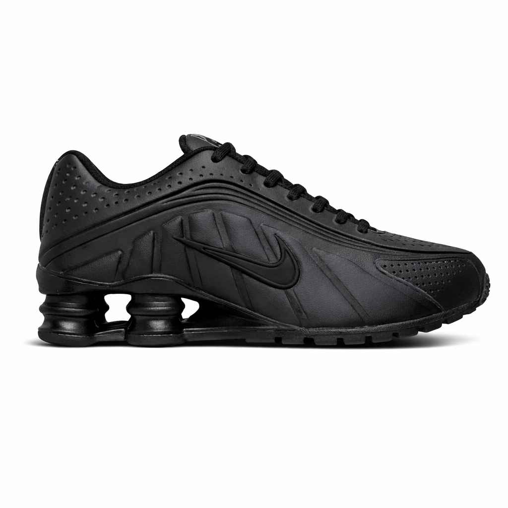 Nike Shox R4 Triple Black TOP BATCH UA