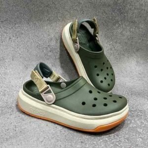 Crocss Original Full Force Clogs Green Grey