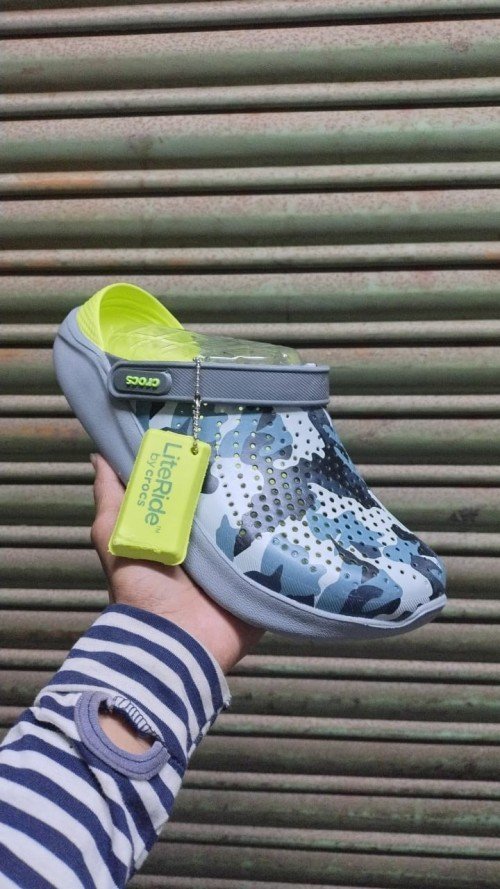 Crocss Army Camo Green