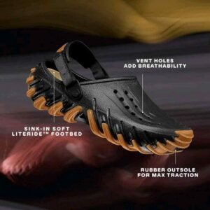 CROCCS CLOGS ECHO GUM BLACK FOR MEN