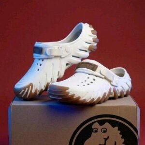 CROCCS ECHO GUM WHITE BROWN