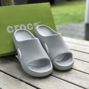 Croccs Mellow Recovery Slides Light Grey