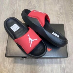 Air Jordan Franchise Premium Red Black Slides
