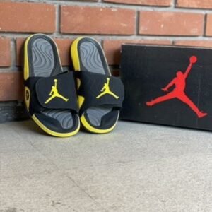 Jordan Hydro 4 Black Yellow