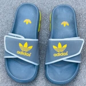 Adida_s Swim Slider Flip Flop Grey Yellow