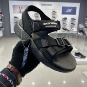 Skecher-Go Walk black Premium Sandal