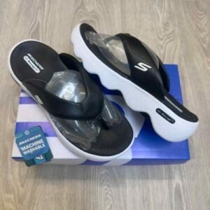 Skecher.s Massage Fit Footbed Black White Simplex
