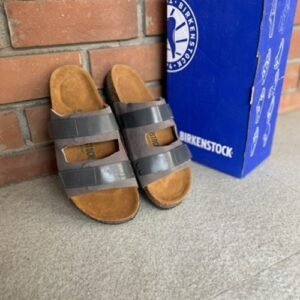 Birkenstock Uji Nubuck Leather Suede Grey