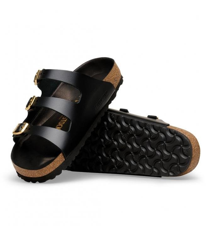 Birkenstock Florida Fresh Black Leather