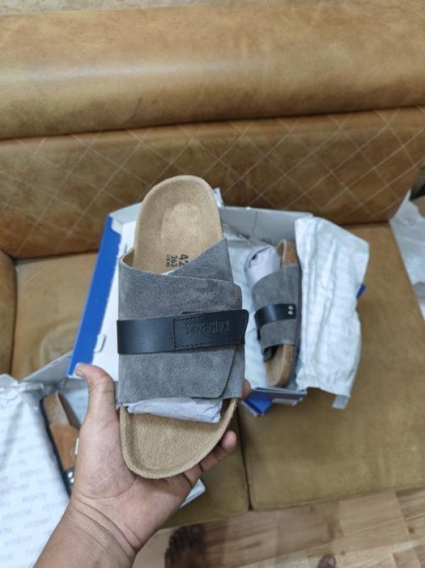Birkenstock kyoto Grey suede - Image 2