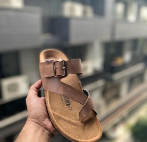 Birkenstock leather brown - Image 2