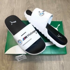 Pumma BMW Motorsport Soft Comfort Premium White Black Slides