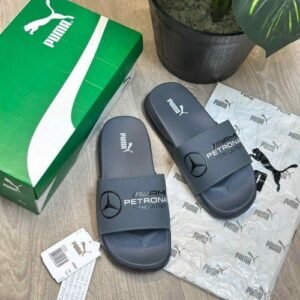 Pum.a Mercedes AMG Petronas Soft Comfort Premium Grey Black Slides