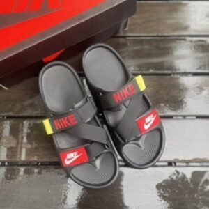 Nik_e Cinza Slide Black
