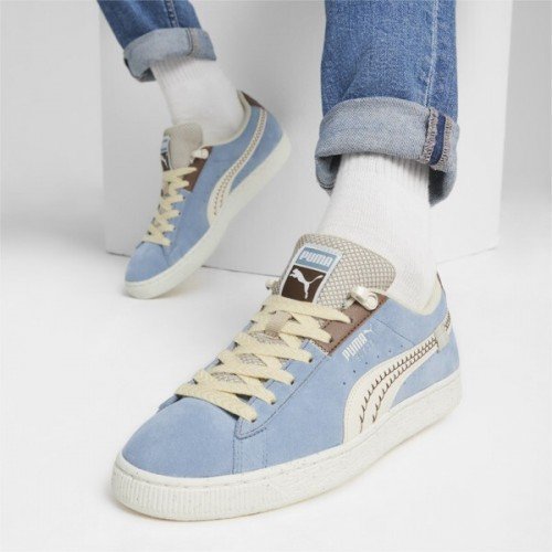 Pumaa suede expedition sneakermen zen blue brown mushroom - Image 2