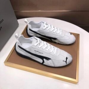 Balenciaga xPumma White and Black Athletic Shoes