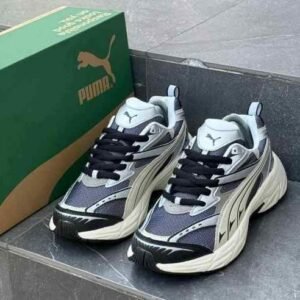Pumaa Morphic Retro Cream Black 2162