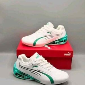 Pumaa Super GT Sport White Green