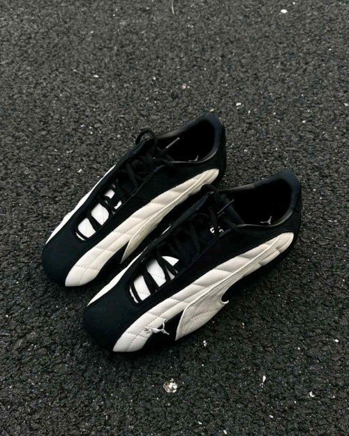 Pumaa Speedcat Plus Quilted Black Frosted Ivory 684 - Image 2