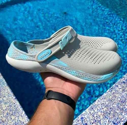 Crocss 360 literide aqua grey