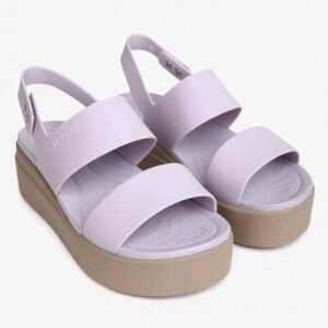 Crocss Brooklyn Slingback Low Wedge Sandals For Her Purple