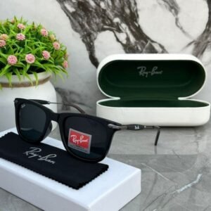 Branded RB Sunglasses 2148 black Silver (With Original Kit)