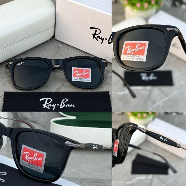 Branded RB Sunglasses 2148 black Silver (With Original Kit) - Image 3