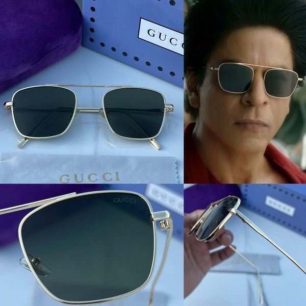 Branded Gci Jawan Movie Silver Black Sunglasses (With Original Kit) - Image 6