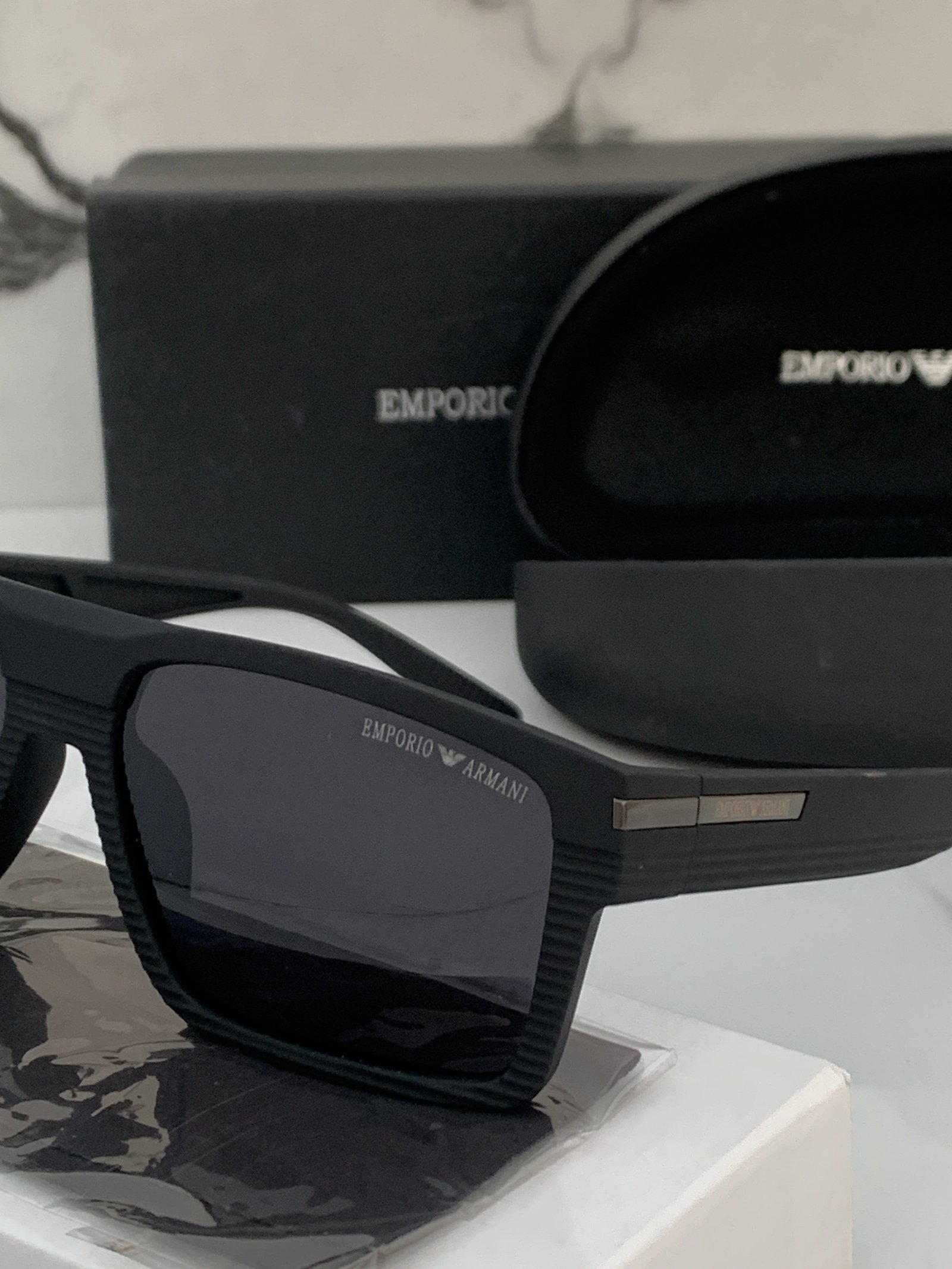 Branded Sunglasses EA 4918_fullblack(With Original Kit) - Image 5