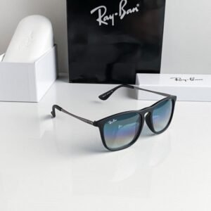 Branded Rb Black Blue Sunglasses Bt (With Original Kit)