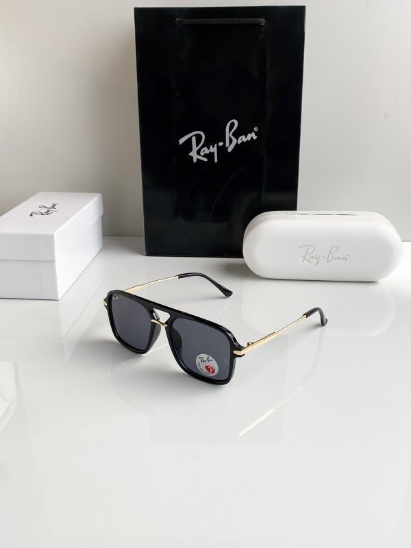 Branded Rb Black Gold Sunglasses Bt (With Original Kit) - Image 5