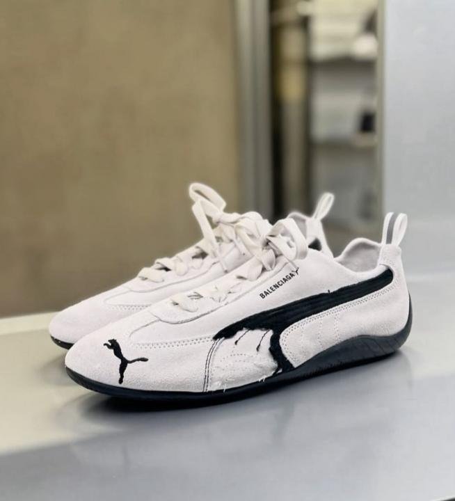 WMN Balenciaga xPumma White and Black Athletic Shoes TOP BATCH UA - Image 2