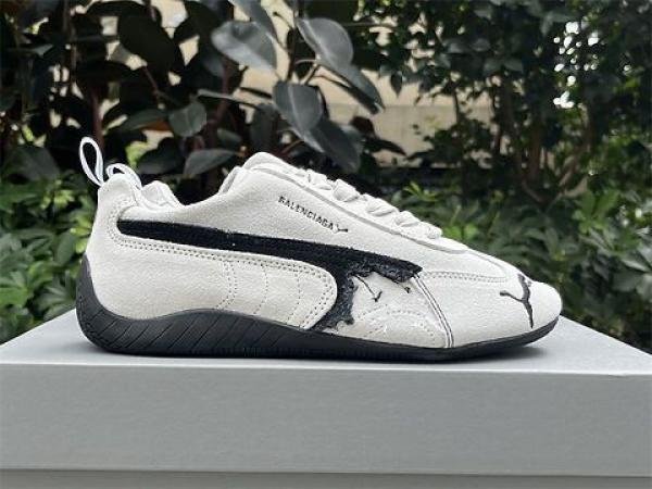 WMN Balenciaga xPumma White and Black Athletic Shoes TOP BATCH UA - Image 4
