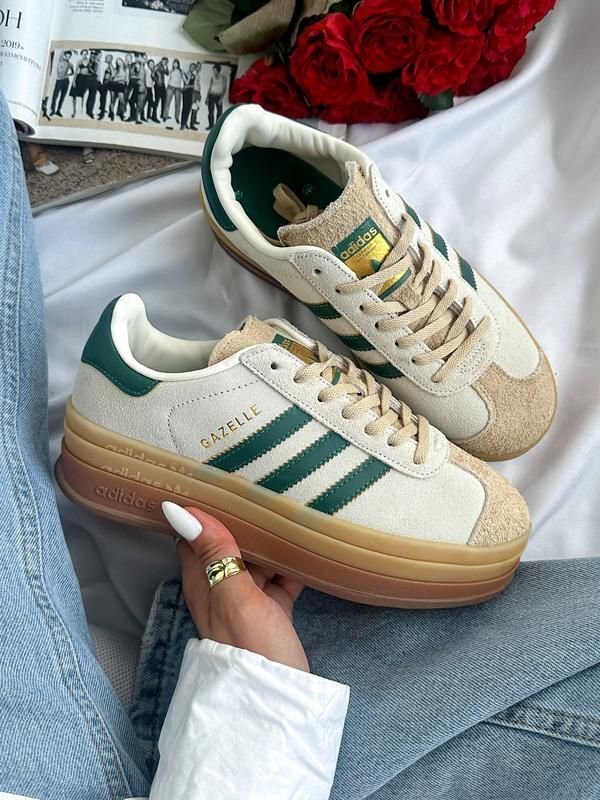 WMN adidas Originals Beige Gazelle Bold Sneakers TOP BATCH UA - Image 4