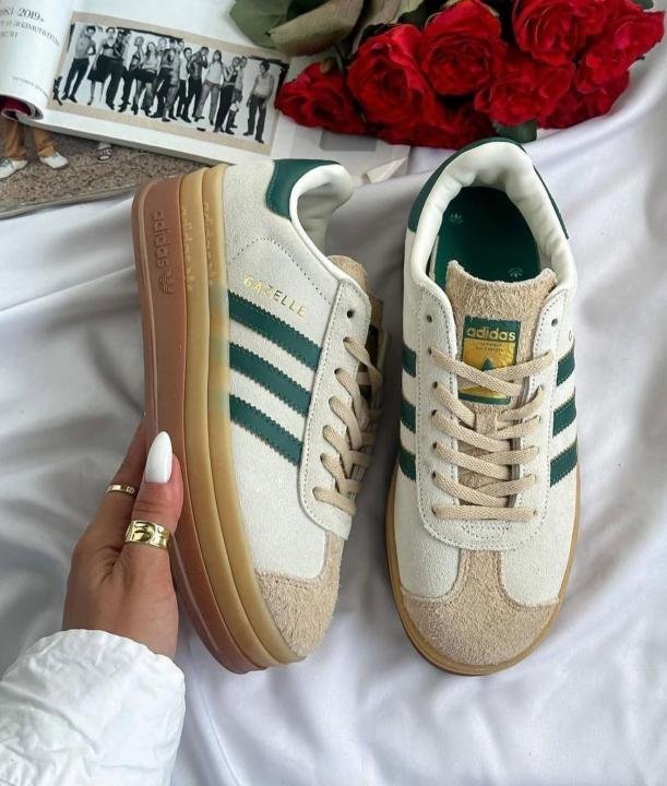 WMN adidas Originals Beige Gazelle Bold Sneakers TOP BATCH UA - Image 3