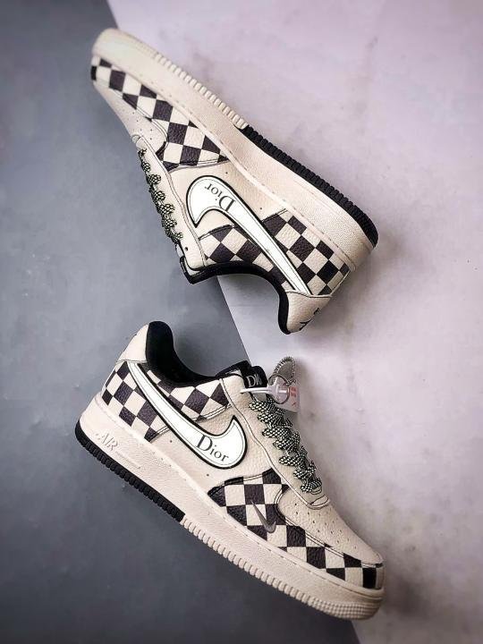 Dior x Air Force 1 Leather TOP BATCH UA - Image 3