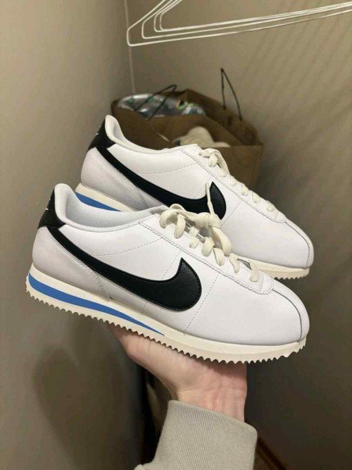 Nike Cortez TXT White Blue TOP BATCH UA - Image 2