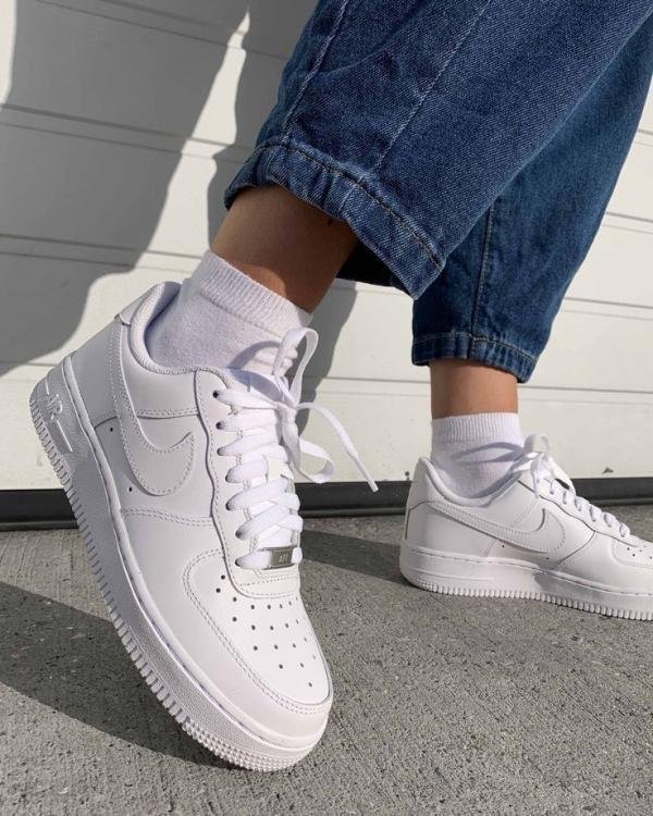 Nike Air Force 1 Leather UA Quality With Extra Bottle Lace Keychain Dust Bag & Og Box TOP BATCH UA - Image 3
